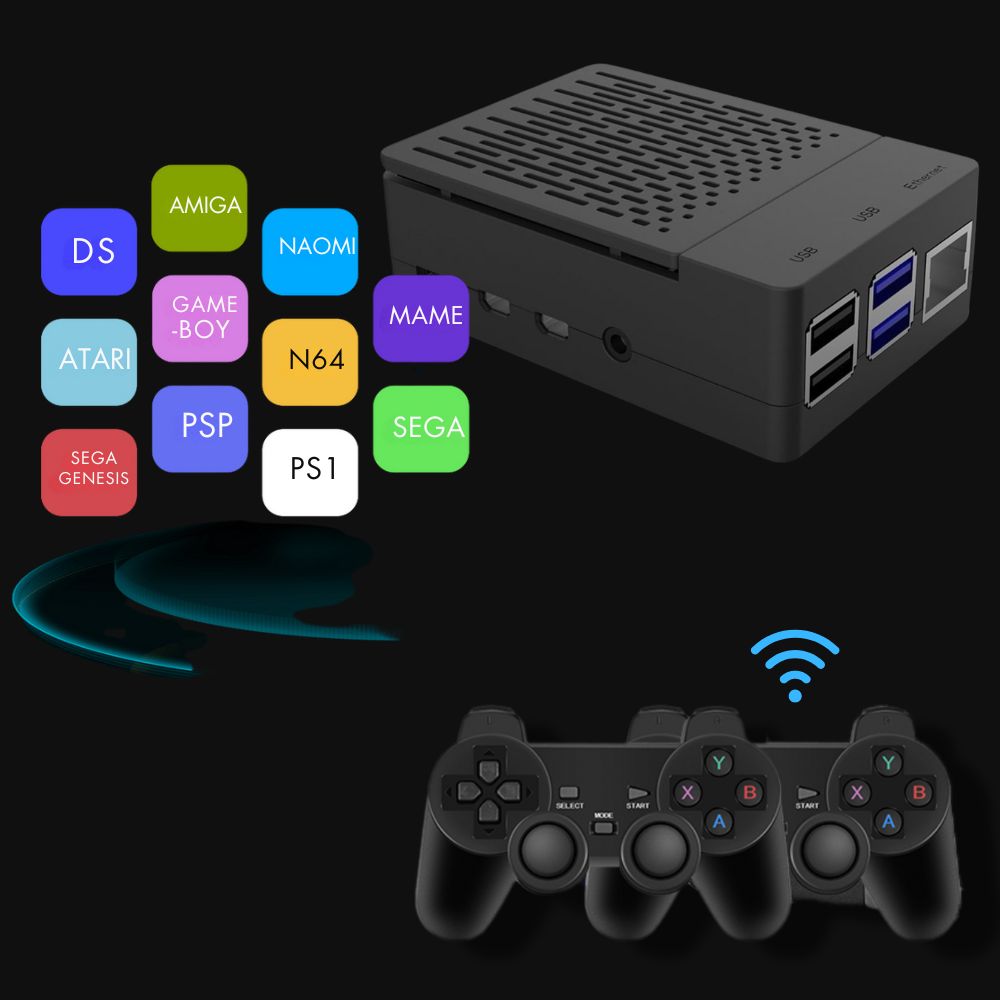 Retropie Raspberry Pi 5 Video Game Console Emulator Retrogaminghouse