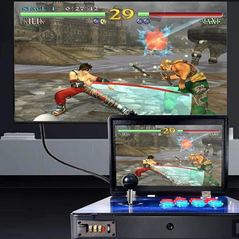 multiplayer games on the portable arcade game machine