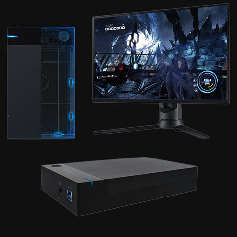 Hyperspin Emulator 12TB Gaming Hard Drive with Multiple Emulators Displayed on Screen