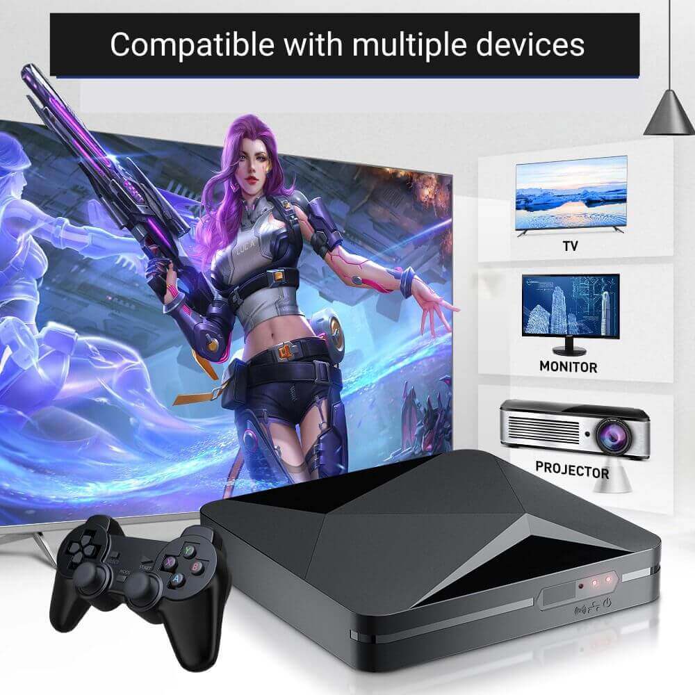 All In One Emulator Console Video Game System 100.000+ Games