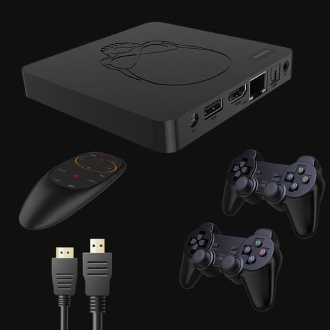 Game emulator console with various classic games